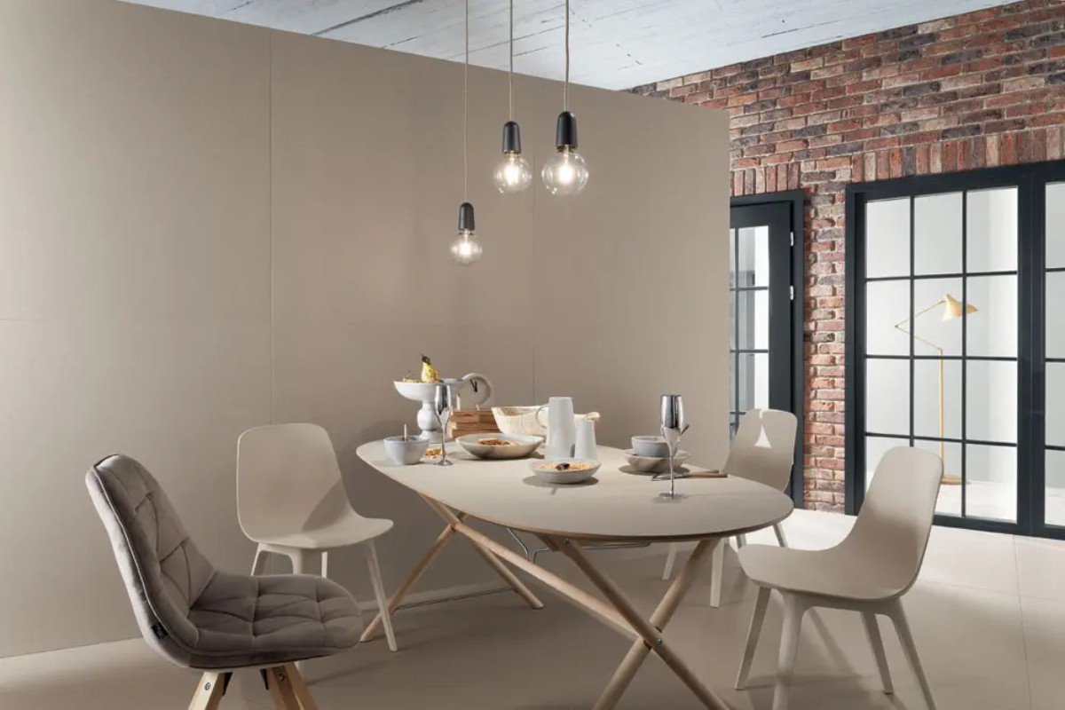Tubądzin Industrio Beige – nowoczesne płytki gresowe barwione w masie