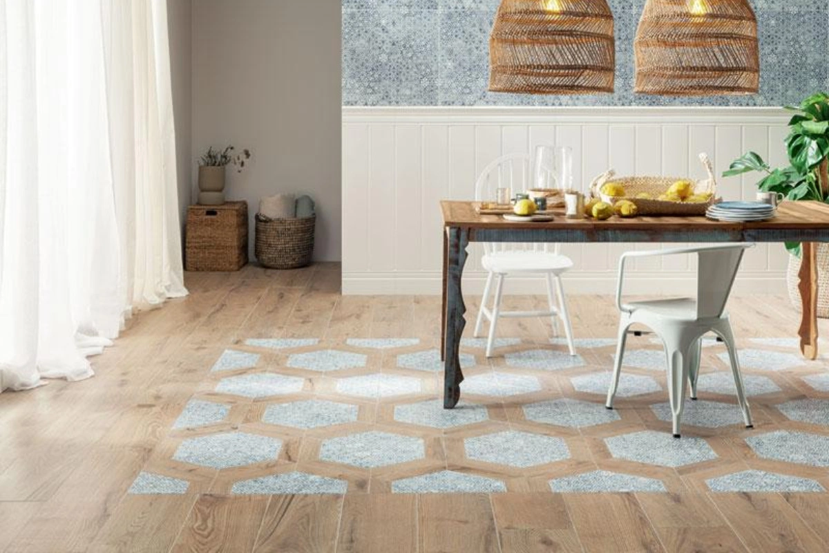 Boho Tubądzin – geometryczna elegancja w naturalnym wnętrzu