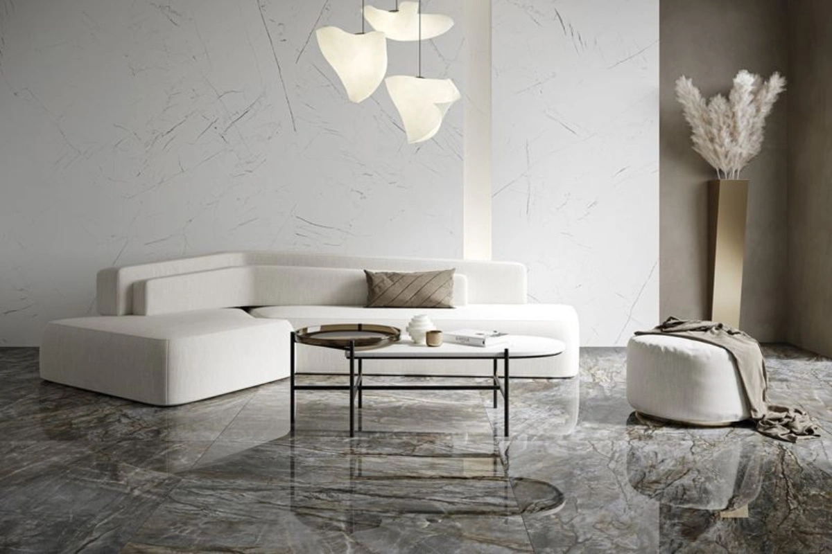 Marmo Thassos & Brazilian Quartzite Black – kontrast luksusu i natury