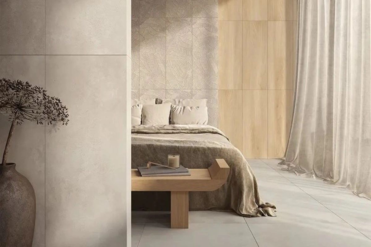 Pure Tubądzin – harmonia natury i spokoju w sypialni