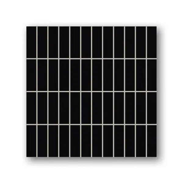 Tubądzin Maciej Zień Mozaika ścienna Oxford Black 29,8x29,8