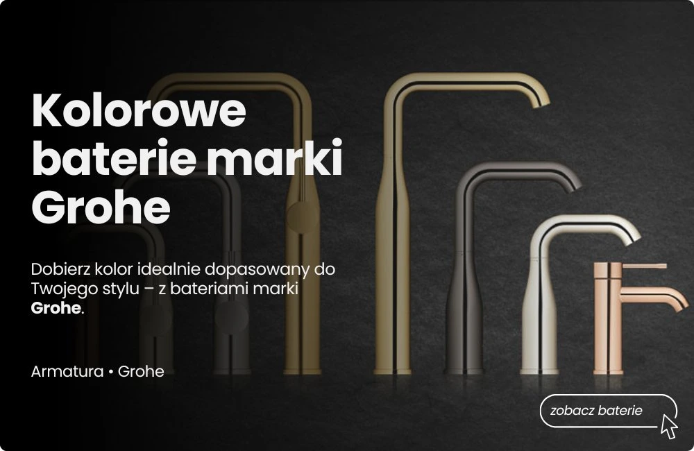 Kolorowe baterie Grohe