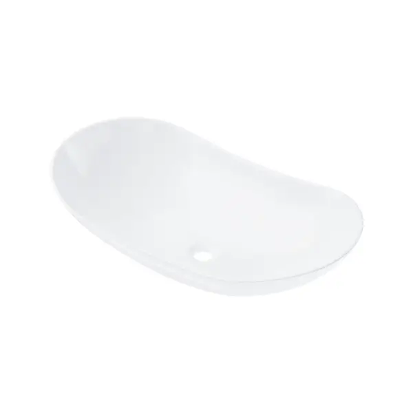 Wolnostojąca umywalka nablatowa Corsan 649964 owalna biała 625x350x165 cm