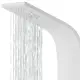 Panel prysznicowy Corsan ALTO Mieszacz Biały Deszczownica LED Wylewka