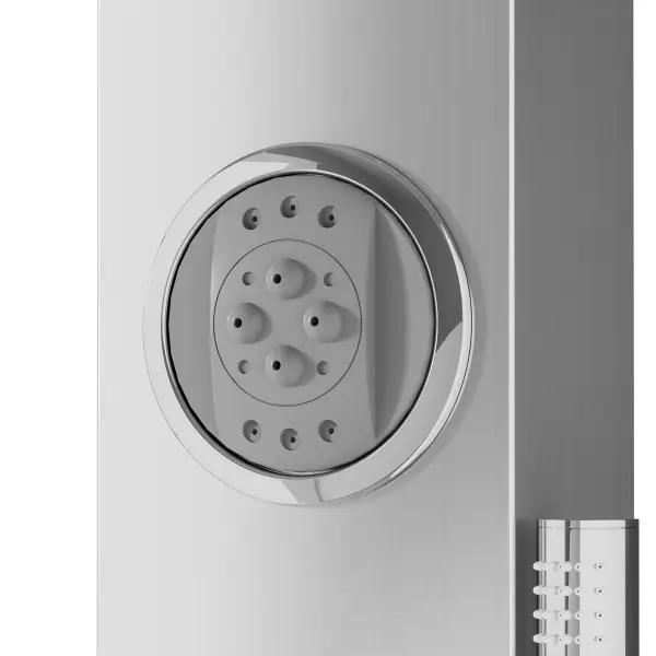 Panel prysznicowy Corsan SNAKE Termostat Stal Deszczownica LED