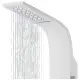 Panel prysznicowy Corsan LED KASKADA Mieszacz Biel Deszczownica LED