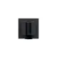 Zestaw prysznicowy Corsan Ango czarny z deszczownicą 25 cm, baterią termostatyczną i słuchawką