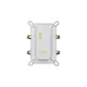 Zestaw prysznicowy Corsan Ango chrom z deszczownicą 25 cm, baterią termostatyczną, słuchawką i wylewką