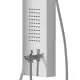Panel prysznicowy Corsan SAMSARA Termostat Stal szczotkowana Wylewka Deszczownica LED