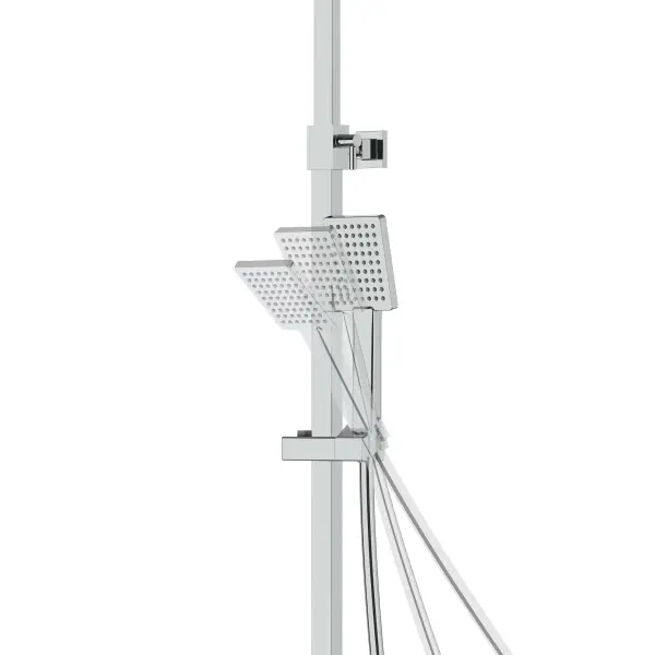 Zestaw natryskowy Kolumna prysznicowa Corsan ANGO Deszczownica 25cm Chrom