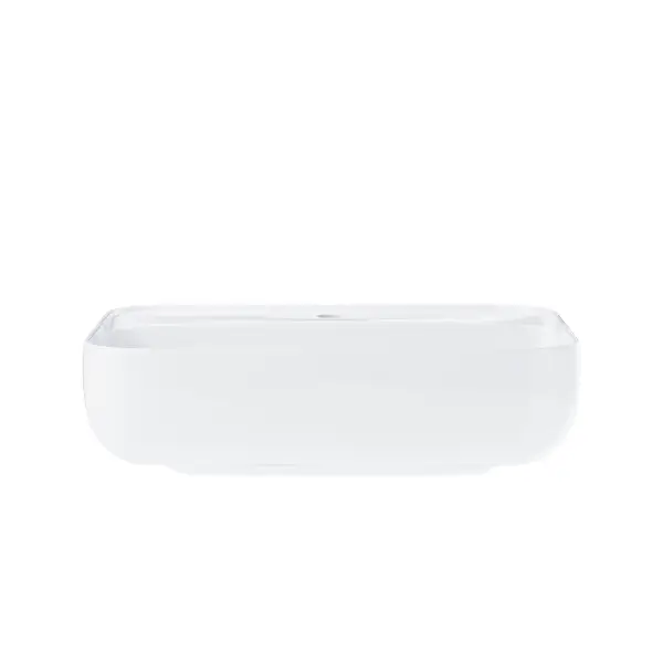 Wolnostojąca umywalka nablatowa Corsan prostokątna biała 500x400x140 cm z otworem na baterię