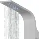 Panel prysznicowy Corsan LED KASKADA Mieszacz Srebrny Deszczownica LED