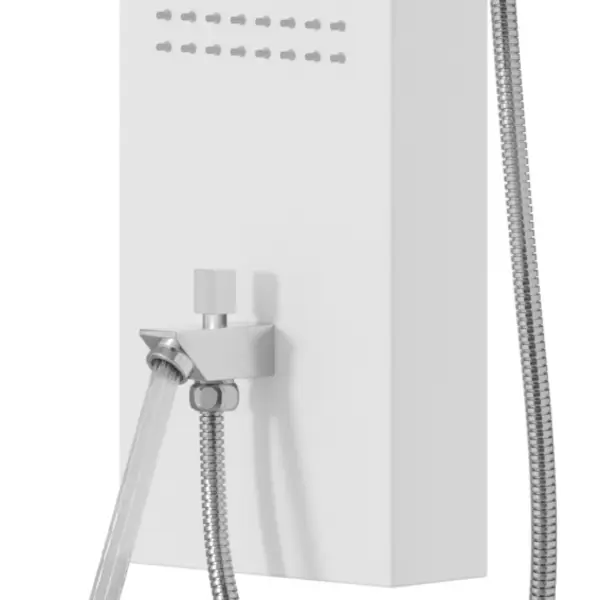 Panel prysznicowy Corsan LED KASKADA Termostat Dowolny kolor Deszczownica LED Wylewka