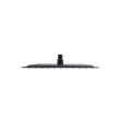 Deszczownica natryskowa Corsan CMD25BL SLIM stalowa czarna kwadratowa 25 cm