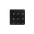 Deszczownica natryskowa Corsan CMD25BL SLIM stalowa czarna kwadratowa 25 cm