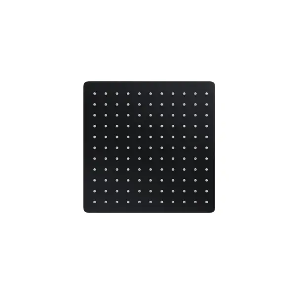 Deszczownica natryskowa Corsan CMD25BL SLIM stalowa czarna kwadratowa 25 cm