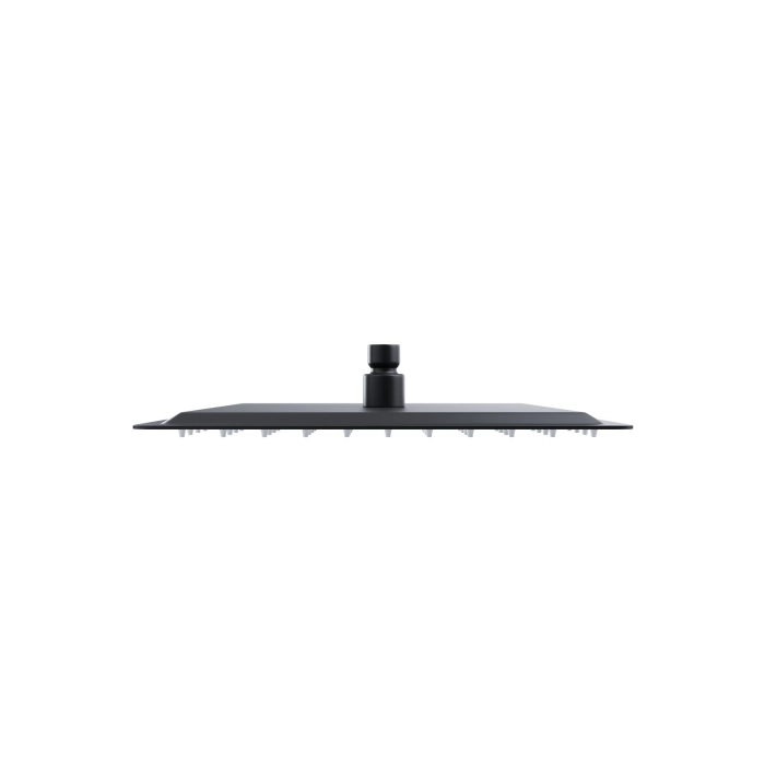 Deszczownica natryskowa Corsan CMD25BL SLIM stalowa czarna kwadratowa 25 cm