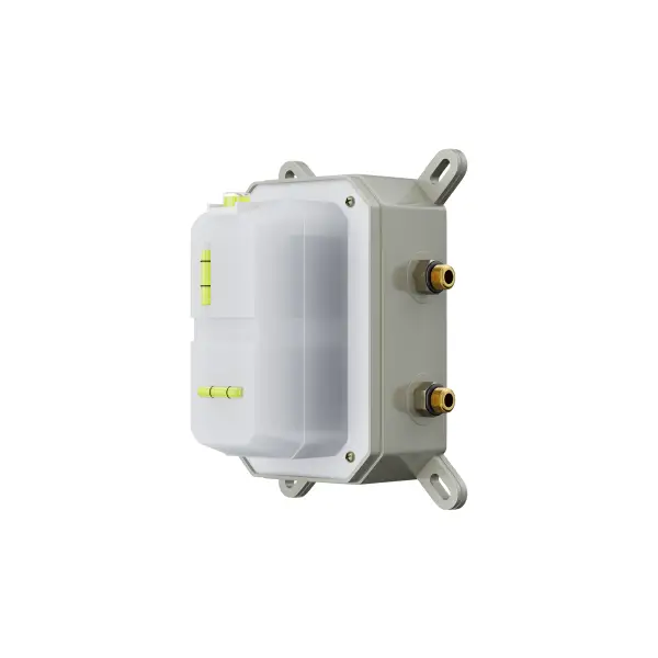 Zestaw prysznicowy Corsan Ango chrom z deszczownicą LED, baterią termostatyczną i słuchawką