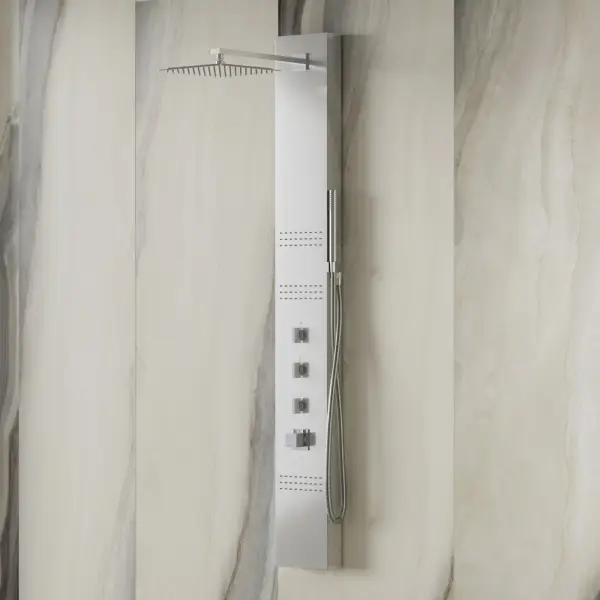 Panel prysznicowy Corsan NEO Termostat Stal