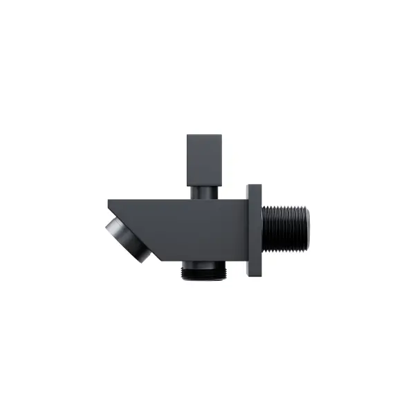 Zestaw prysznicowy Corsan Ango czarny z deszczownicą LED, baterią, słuchawką i wylewką