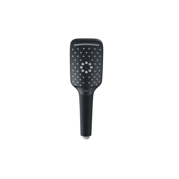 Słuchawka prysznicowa Corsan CMP003BL/BL czarna z wężem prysznicowym CMW250 PCV