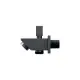 Zestaw prysznicowy Corsan Ango czarny z deszczownicą 30 cm, baterią, słuchawką i wylewką