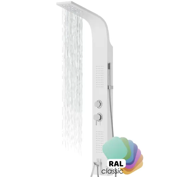 Panel prysznicowy Corsan ALTO Mieszacz Deszczownica LED Dowolny kolor Wylewka