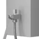 Panel prysznicowy Corsan ALTO Termostat Srebrny Deszczownica LED Wylewka