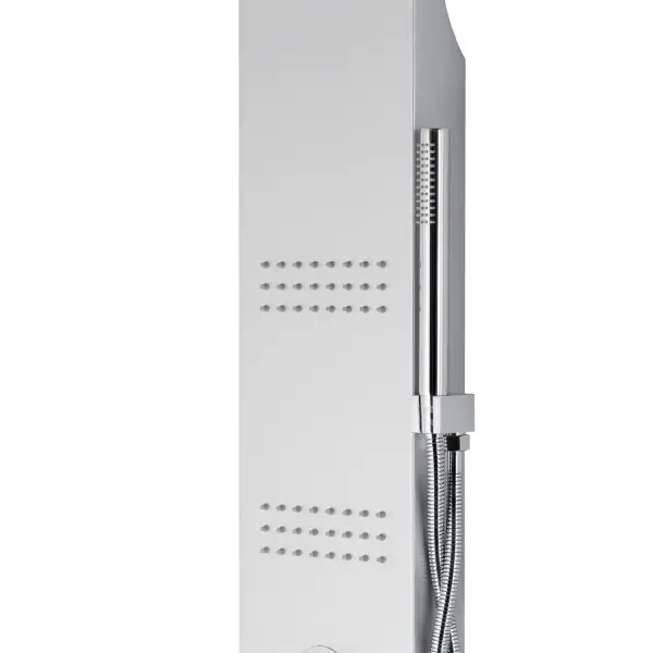 Panel prysznicowy Corsan LED KASKADA Mieszacz Srebrny Deszczownica LED Wylewka