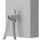 Panel prysznicowy Corsan LED KASKADA Mieszacz Srebrny Deszczownica LED Wylewka