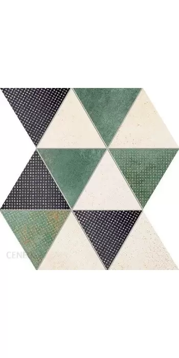 Tubądzin Domino Mozaika ścienna Margot green 32,8x25,8