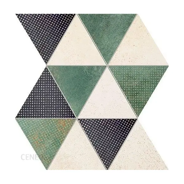 Tubądzin Domino Mozaika ścienna Margot green 32,8x25,8