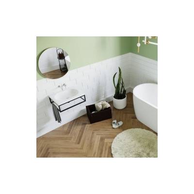 MASSI Umywalka wpuszczana RAJA WHITE CREAM 50cm