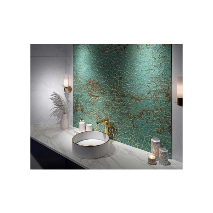 Azteca Calacatta Gold R90 Glossy Decor Bob Dekoracja 30x90