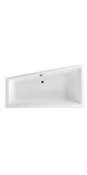 Excellent M-Sfera Slim Wanna 160x95 Lewa Biała WAEX.MSL16WHS