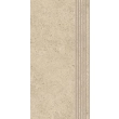 Paradyż Authority Beige Stopnica Prosta Nacinana Mat. 29,8x59,8