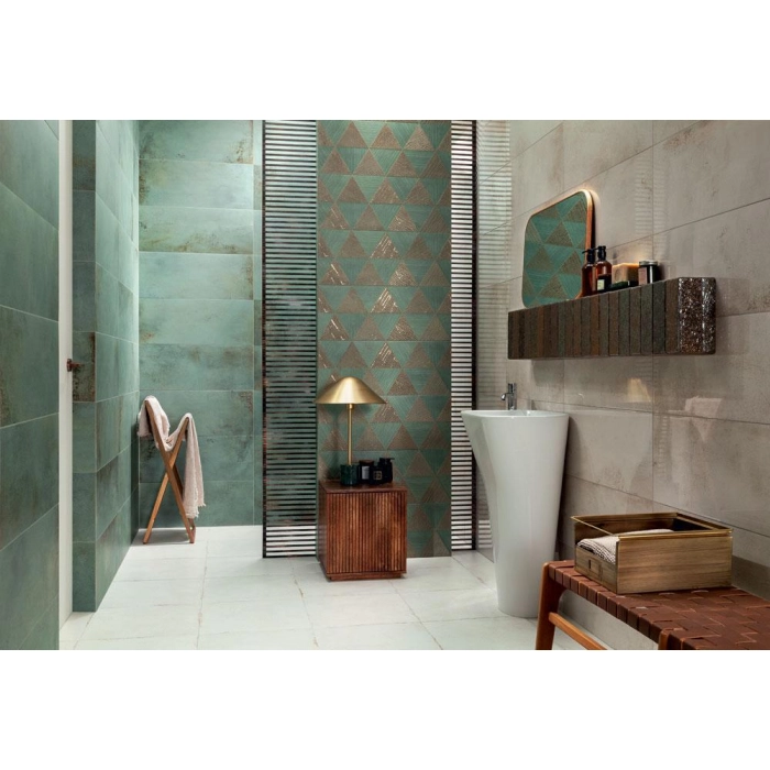 Tubądzin Dekor ścienny Goldgreen mono 29,8x74,8