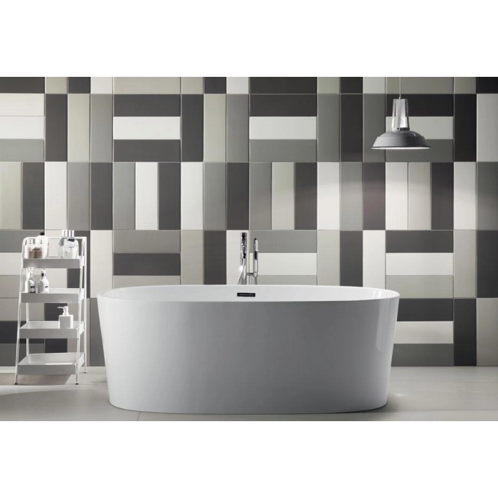 Tubądzin Płytka ścienna Industria white 14,8x44,8