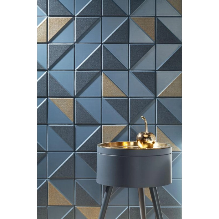 Tubądzin Dekor ścienny Reflection Navy 1 29,8x59,8