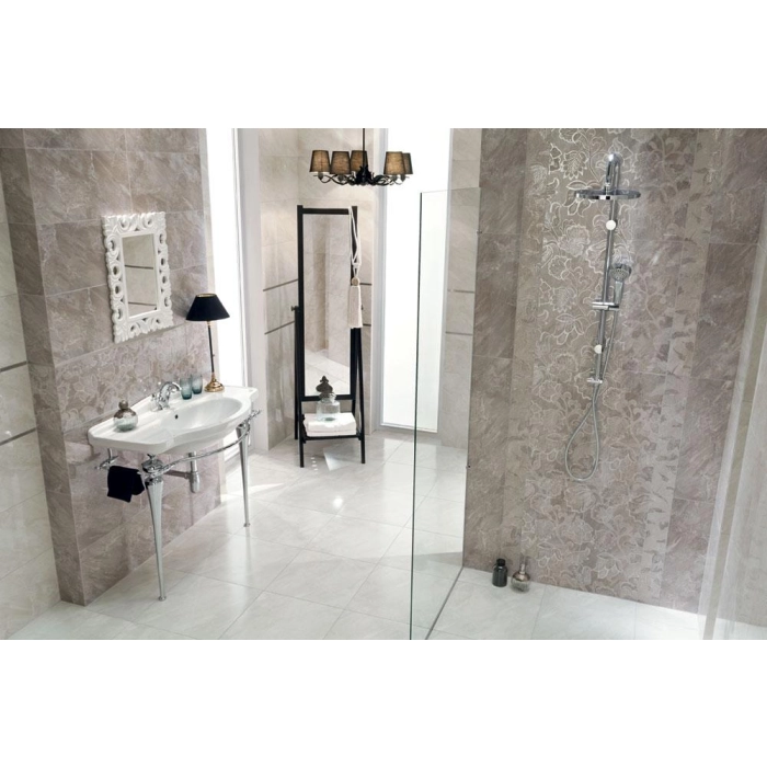 Tubądzin Listwa ścienna Obsydian white 59,8x9,8