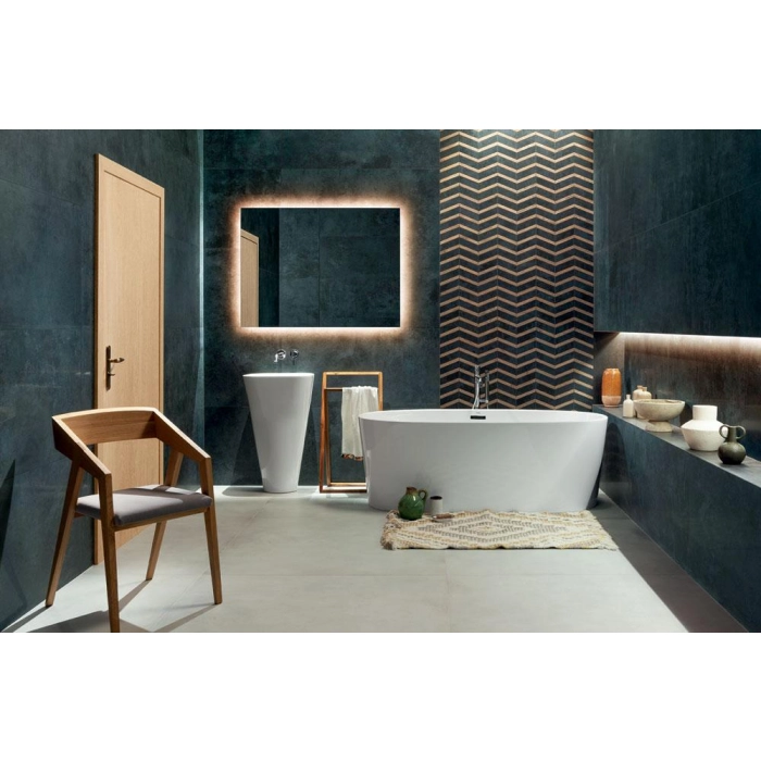 Tubądzin Stopnica podłogowa Torano white MAT 59,8x29,6