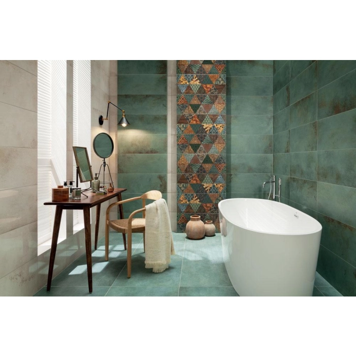 Tubądzin Dekor ścienny Goldgreen MIX 22x7,2