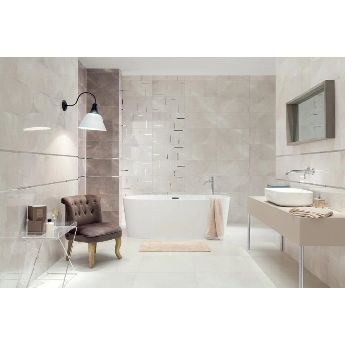 Tubądzin Płytka ścienna Muse Ivory 29,8x59,8