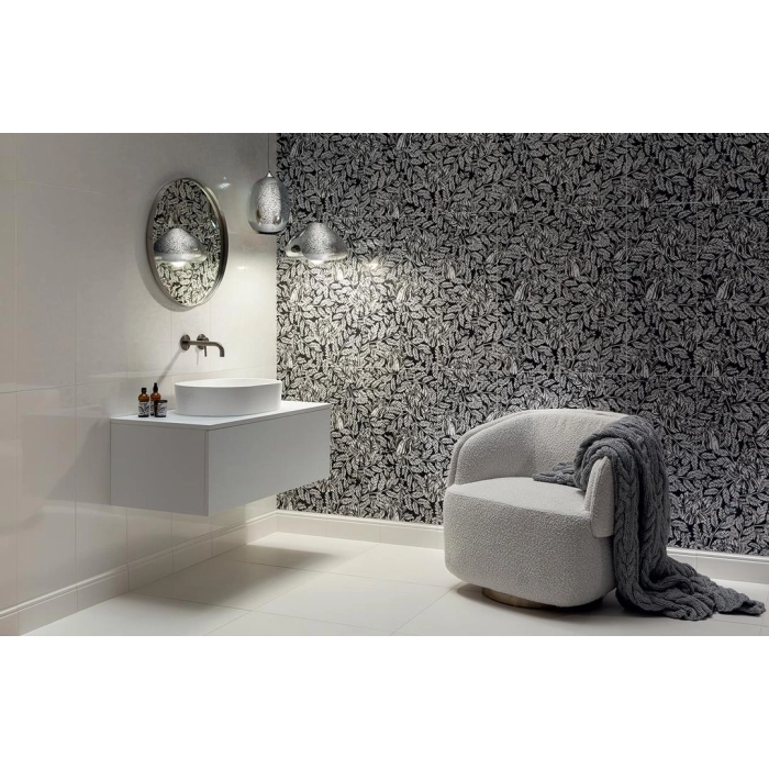 Tubądzin Dekor ścienny 2-elementowy Bloom Rose 74,8x59,8