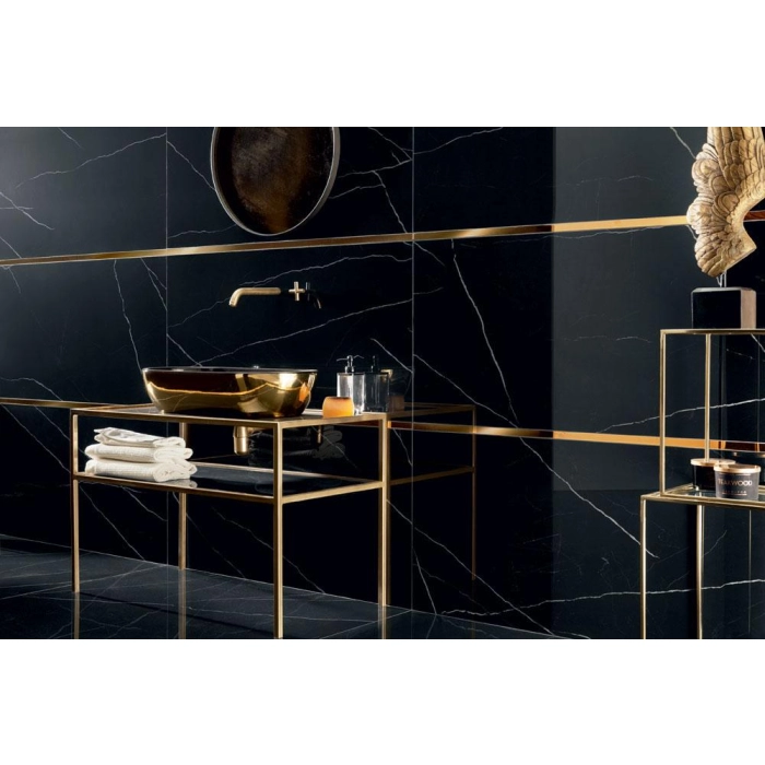 Tubądzin Maciej Zień Płytka gresowa Black Pulpis POL 59,8x59,8