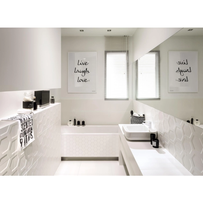 Tubądzin Płytka podłogowa All in white / white 59,8x59,8