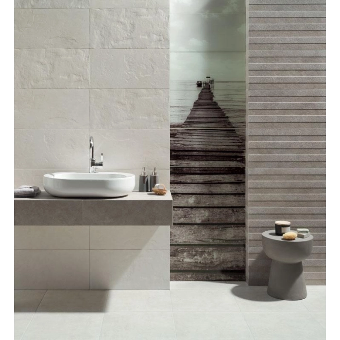 Tubądzin Płytka ścienna Blinds white STR 29,8x59,8