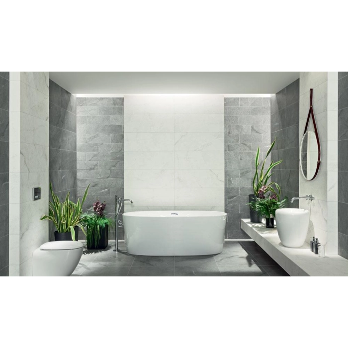 Tubądzin Płytka ścienna Organic Matt grey 16,3x44,8