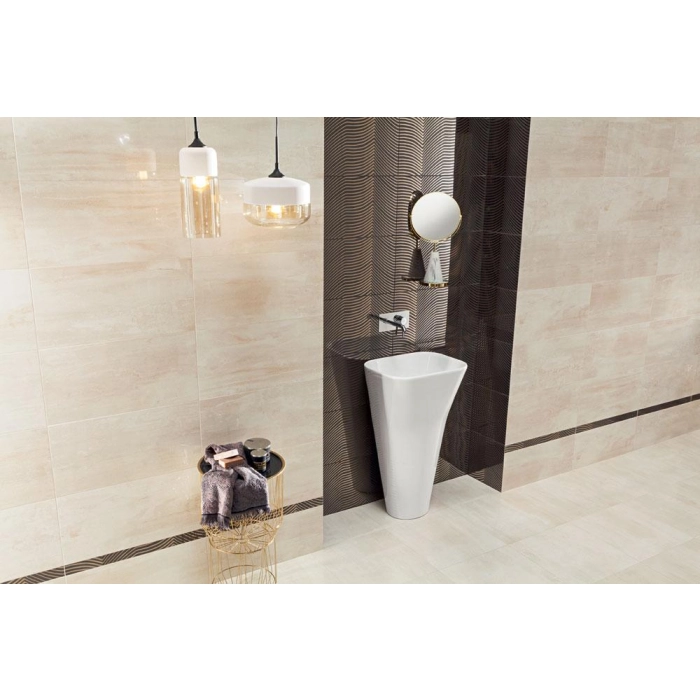 Tubądzin Płytka ścienna Shine Concrete STR 29,8x59,8