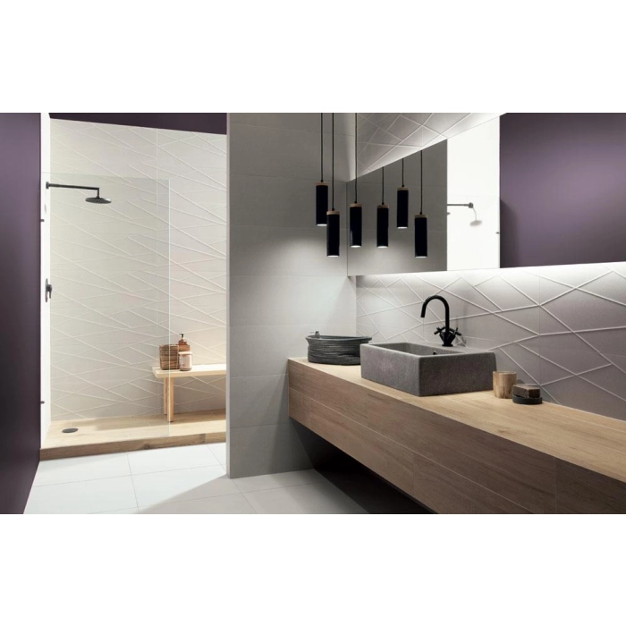 Tubądzin Płytka ścienna House of Tones grey 32,8x89,8